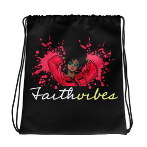 Faith Vibes Drawstring bag