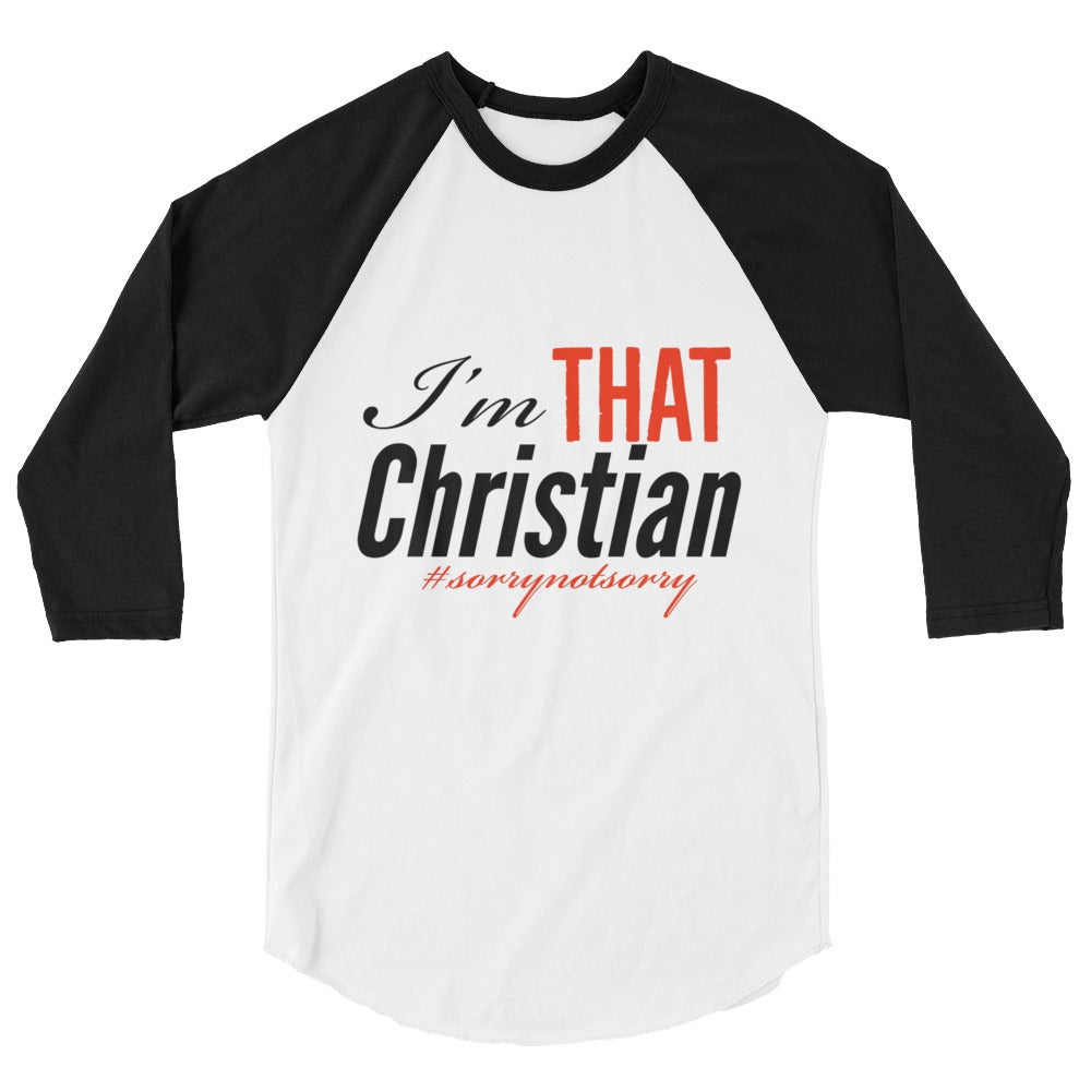 I Am Who I Am Unisex 3/4 Sleeve Raglan Shirt